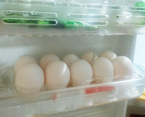 冷蔵庫の卵