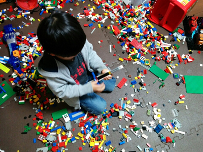 レゴブロックの収納